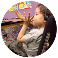 David, School on Wheels Student of the Month